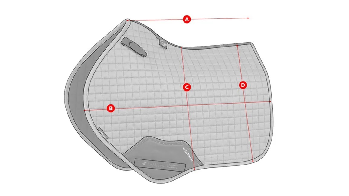 LeMieux Merino+ Close Contact Springschabracke, Satteldecke