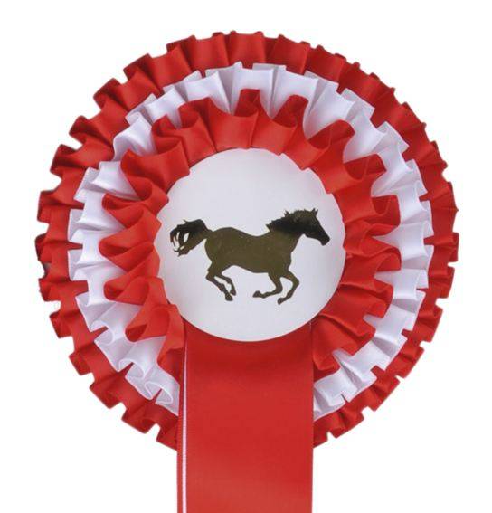 Turnierschleife "Dreifachrosette"
