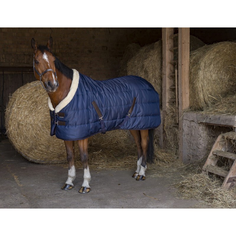 EQUITHÈME "Teddy", Stalldecke, Pferdedecke, marineblau