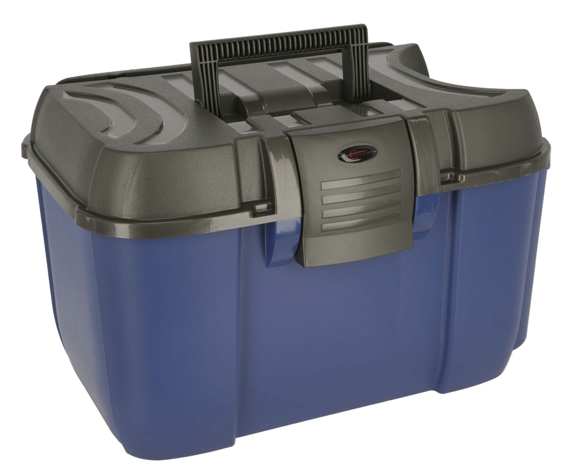 Kerbl Putzbox "Jumbo", blau/schwarz, 52,5 x 34 x 30 cm, Kunststoff