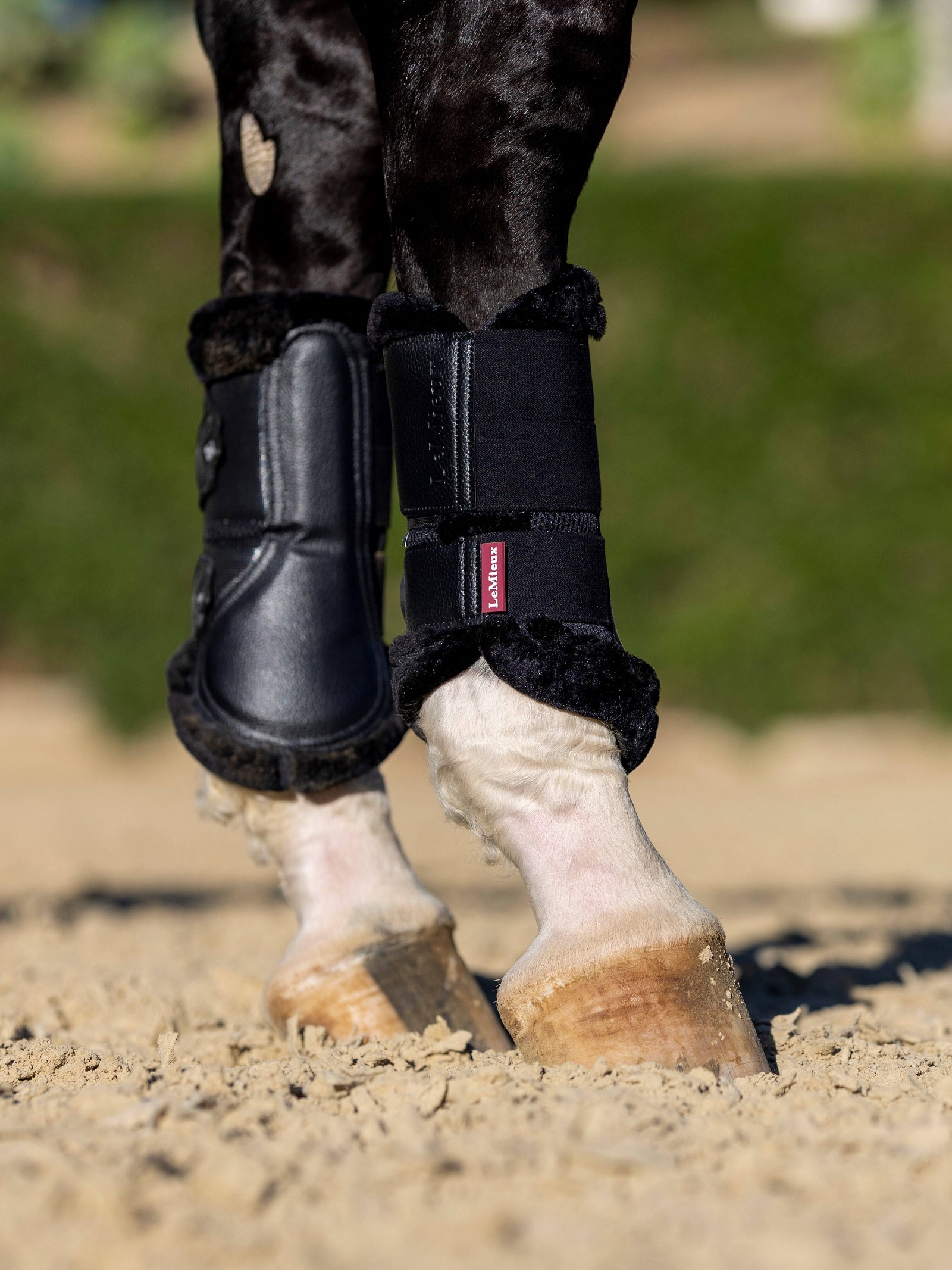 LeMieux Fleece Edged Mesh Brushing Boots, Gamaschen, Arbeitsgamaschen