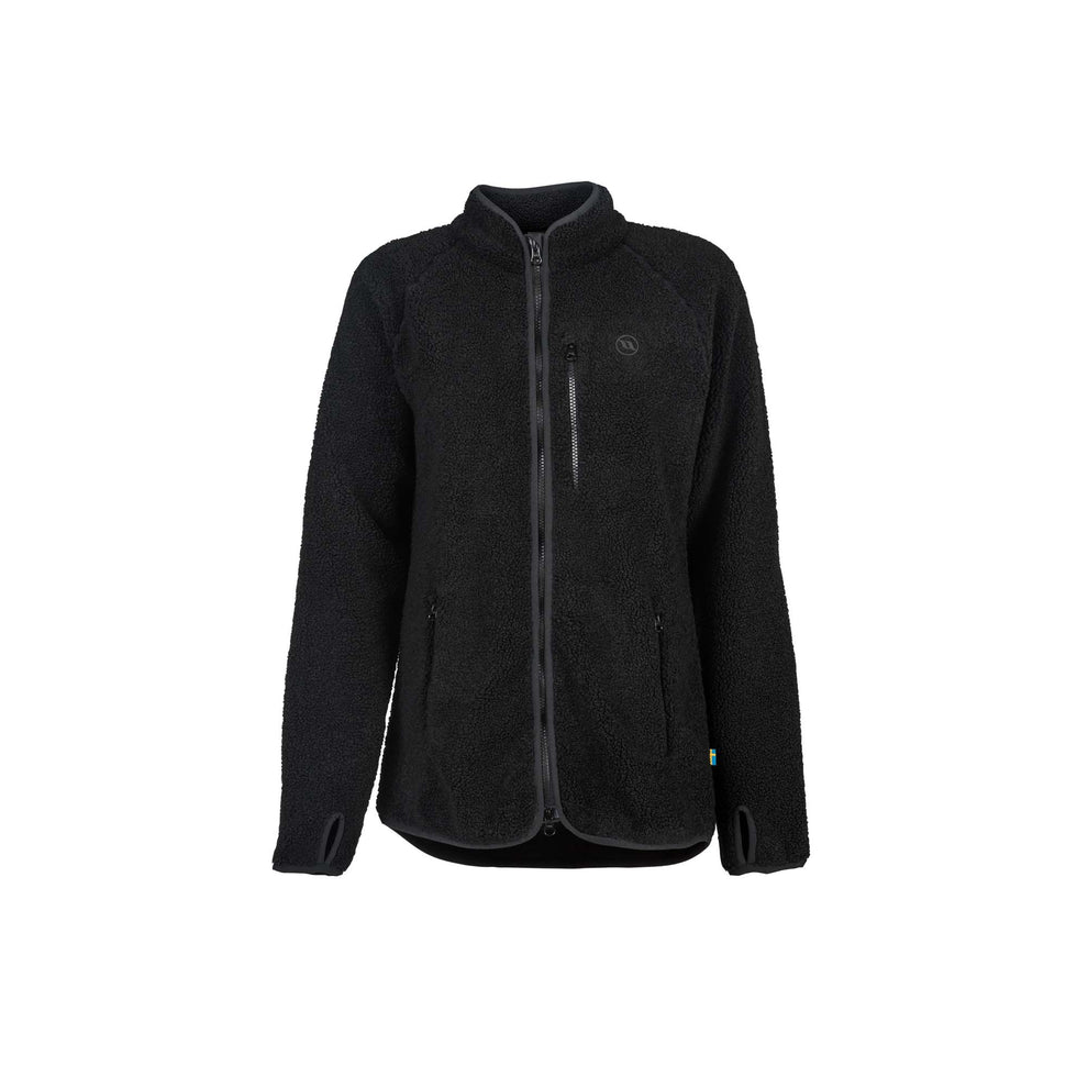 Back on Track OUTTRAKK Teddyfleece-Jacke ,schwarz