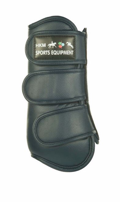 HKM Dressurgamaschen "Expert" Kunstleder, anatomisch angepasste Form, S, schwarz, Sale