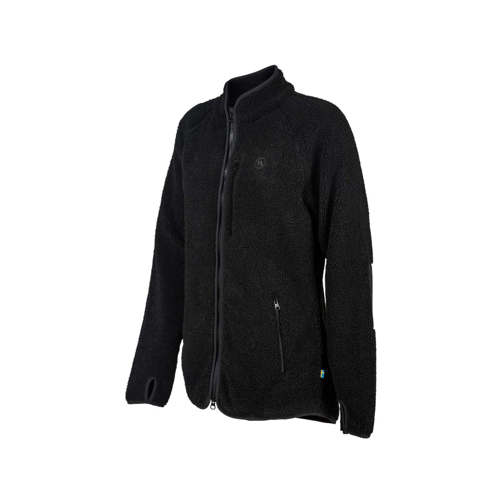 Back on Track OUTTRAKK Teddyfleece-Jacke ,schwarz
