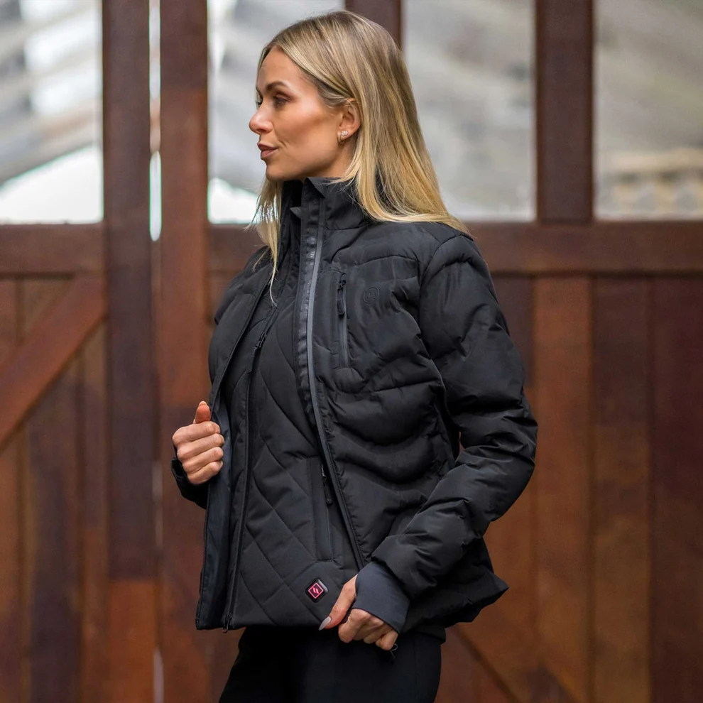 Back on Track OUTTRAKK Damen-Steppjacke, schwarz