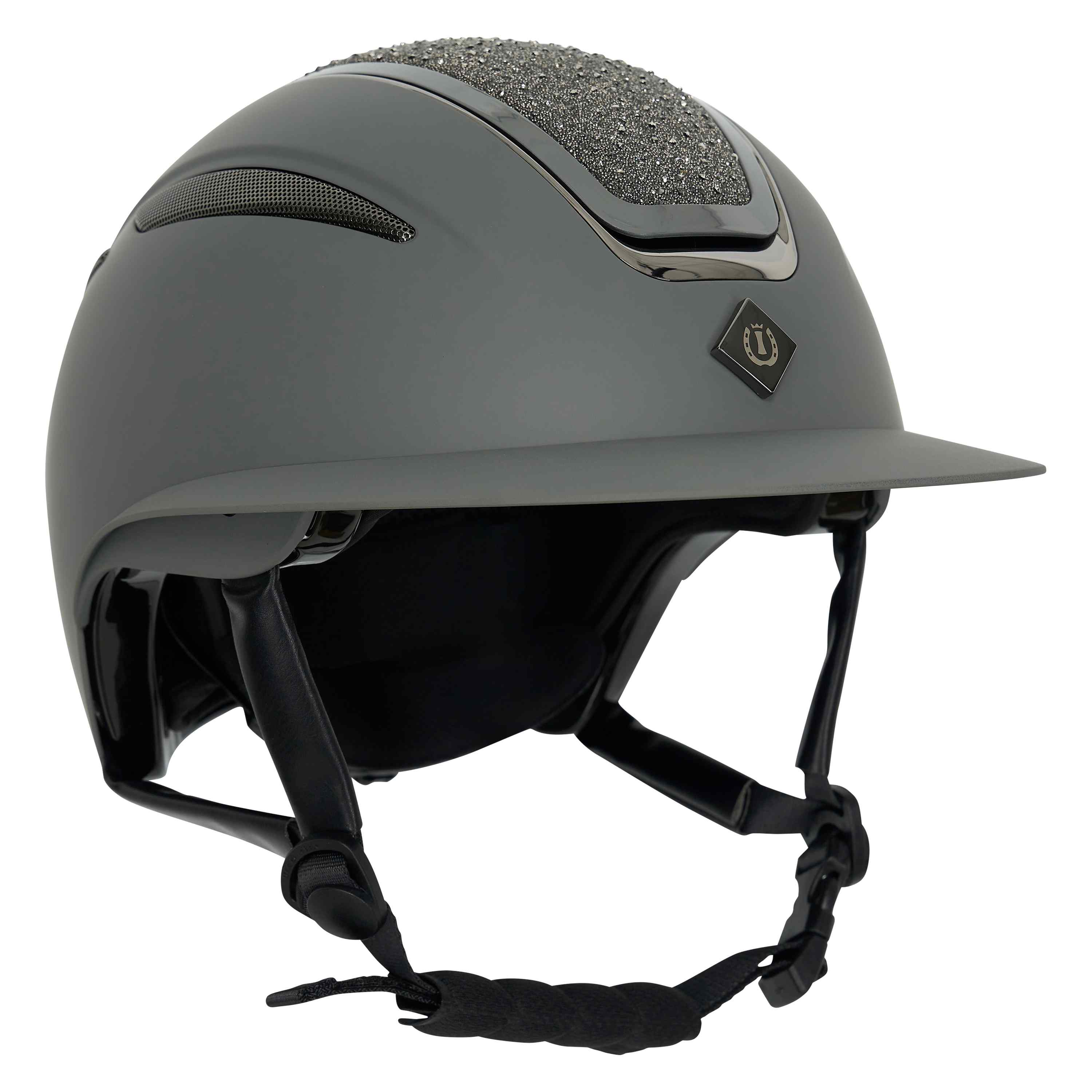 Imperial Riding Reithelm IRHOlania Deluxe big visor,schwarz, L ,Sale