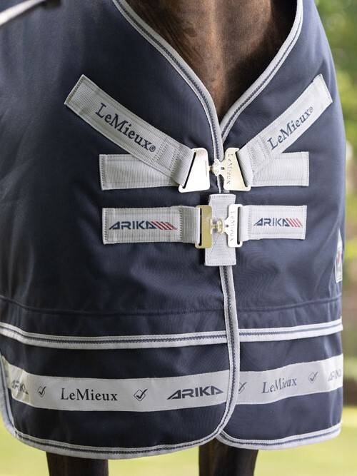LeMieux Arika Storm-Tek Rug, Weidedecke, Pferdedecke, 350g Füllung, navy