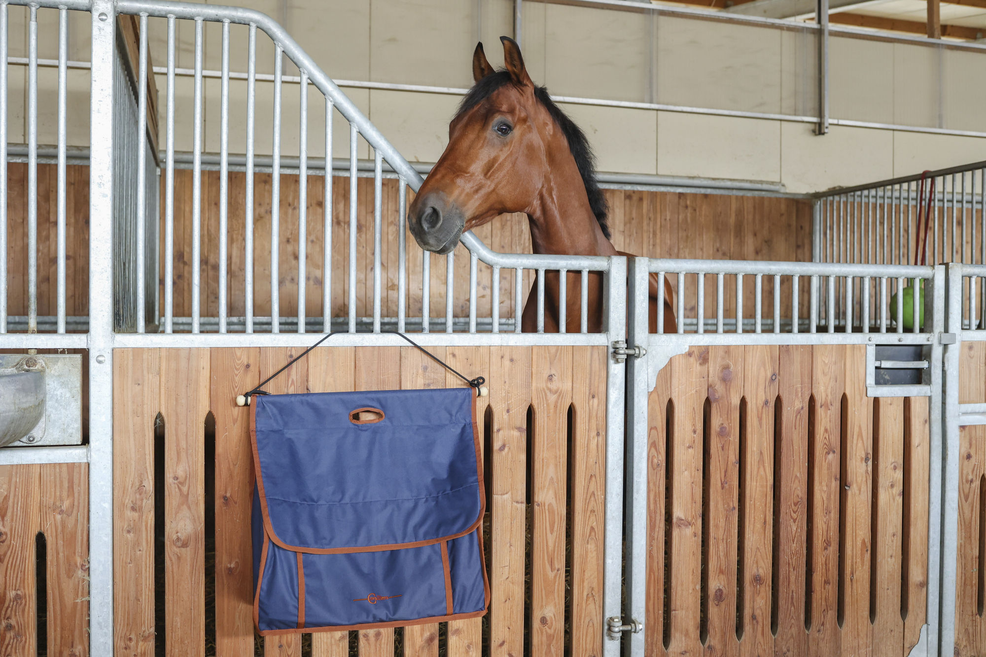 Covalliero Boxentasche Milano, navy/camel, 66 x 25 x 60 cm