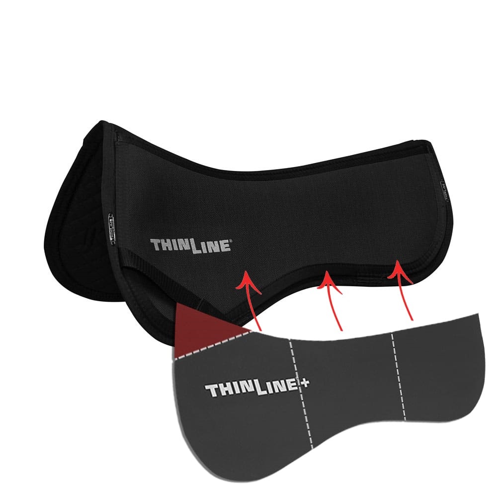 ThinLine Trifecta Half Pad mit Ultra ThinLine, Sattelpad