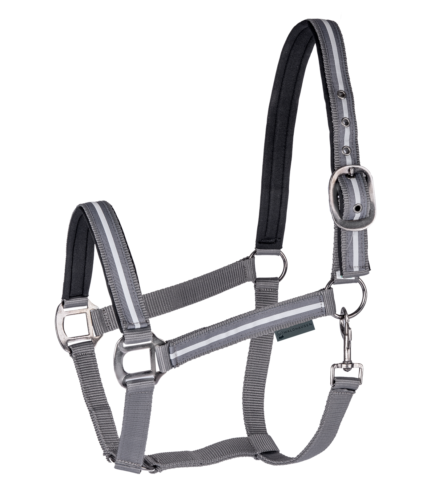 Waldhausen REFLEX Halfter Stripe,grau,Warmblut,Sale