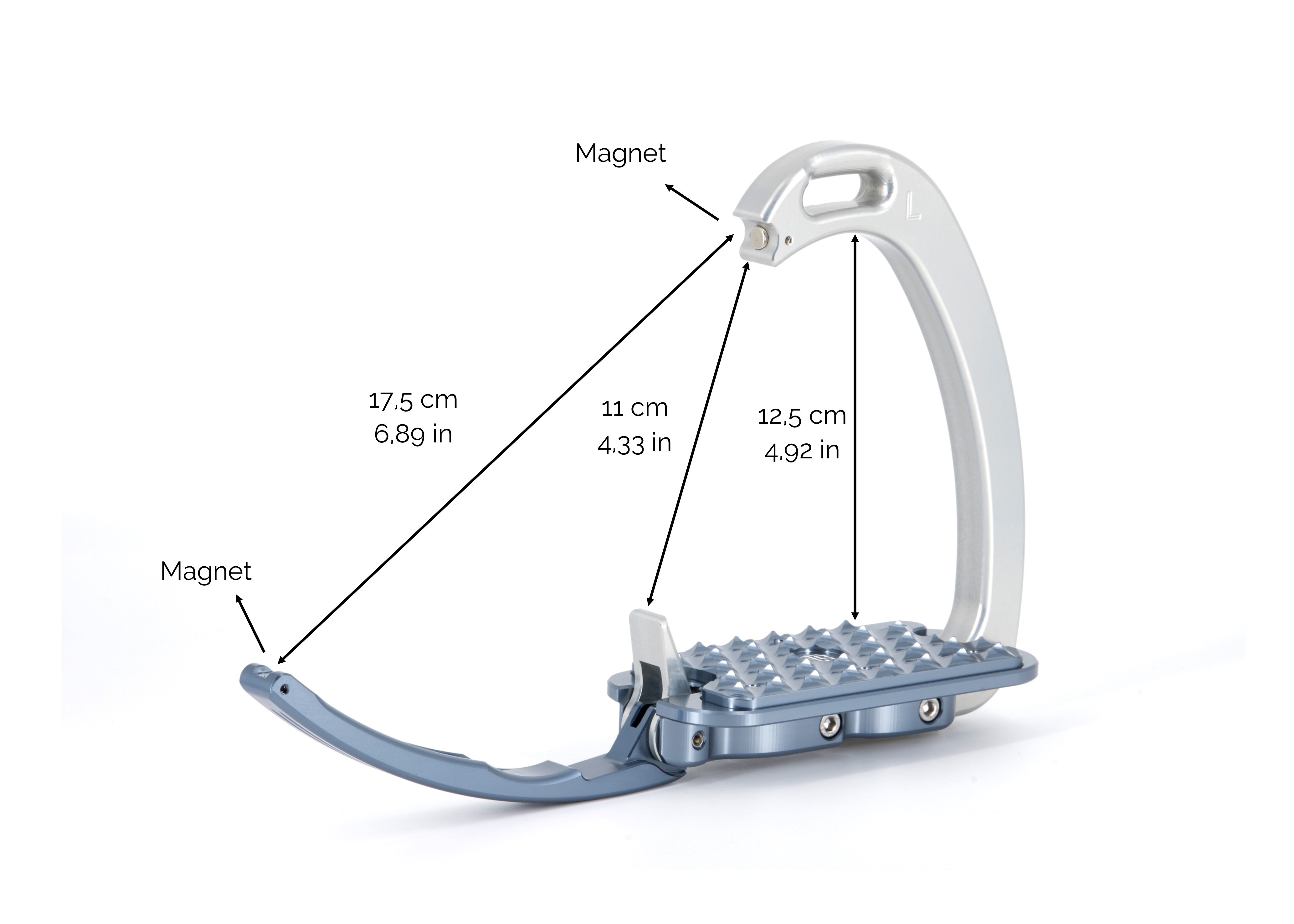 Tech Stirrups Steigbügel Venice EVO, Erwachsene, Sicherheitssteigbügel