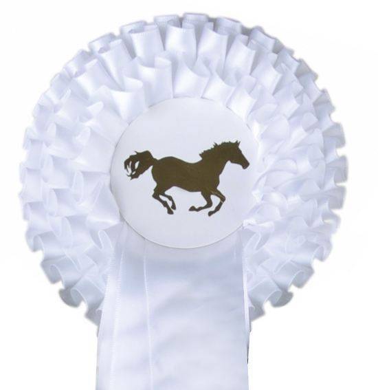 Turnierschleife "Dreifachrosette"