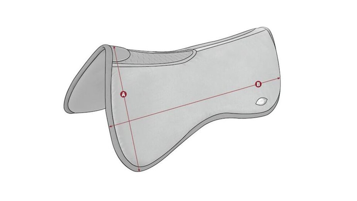 LeMieux Wither Relief Memory Foam Pad, Half Pad