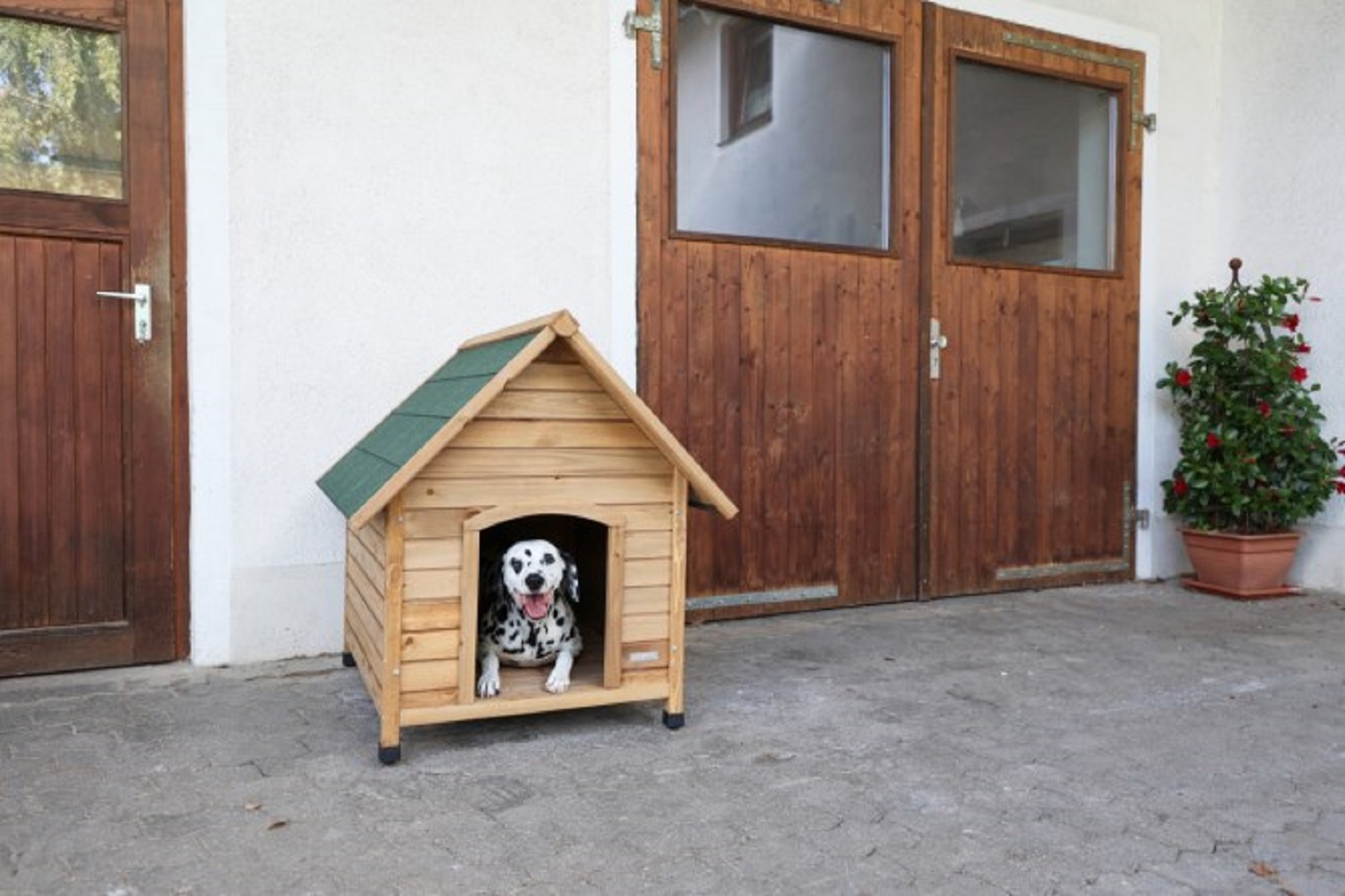 Kerbl Hundehütte, Holz lasiert
