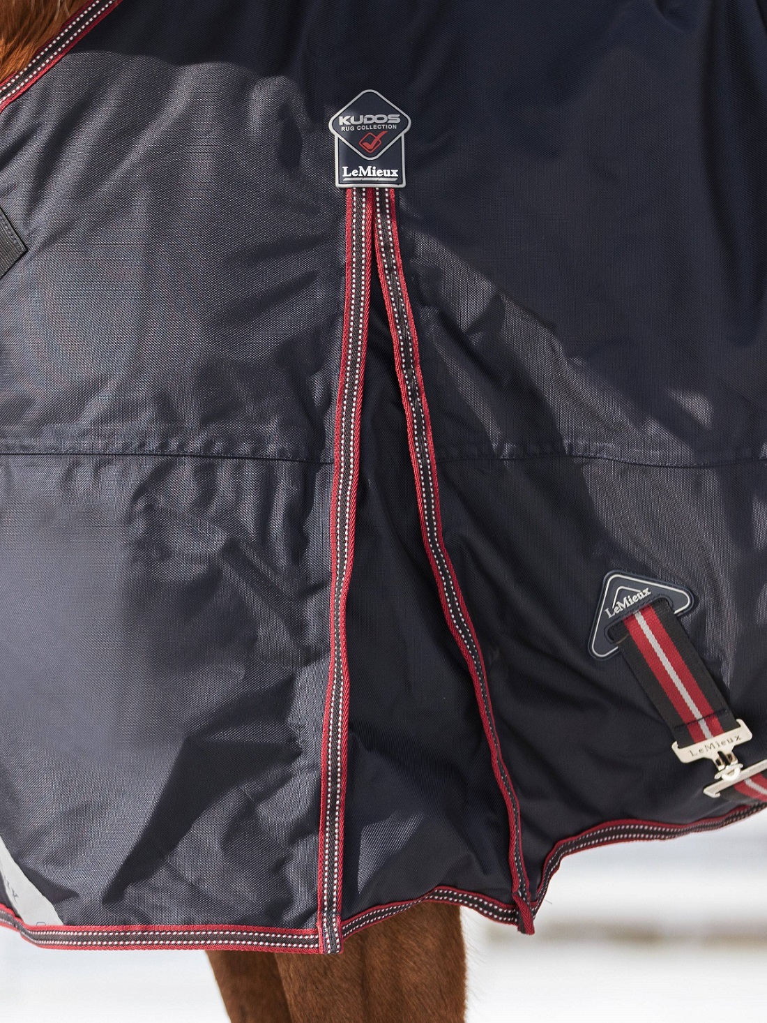 LeMieux Kudos Turnout Rug, Weidedecke, Pferdedecke, 100g Füllung, Navy