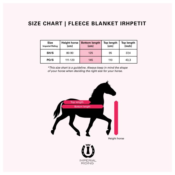 Imperial Riding Fleece-Decke „IRHPetit“