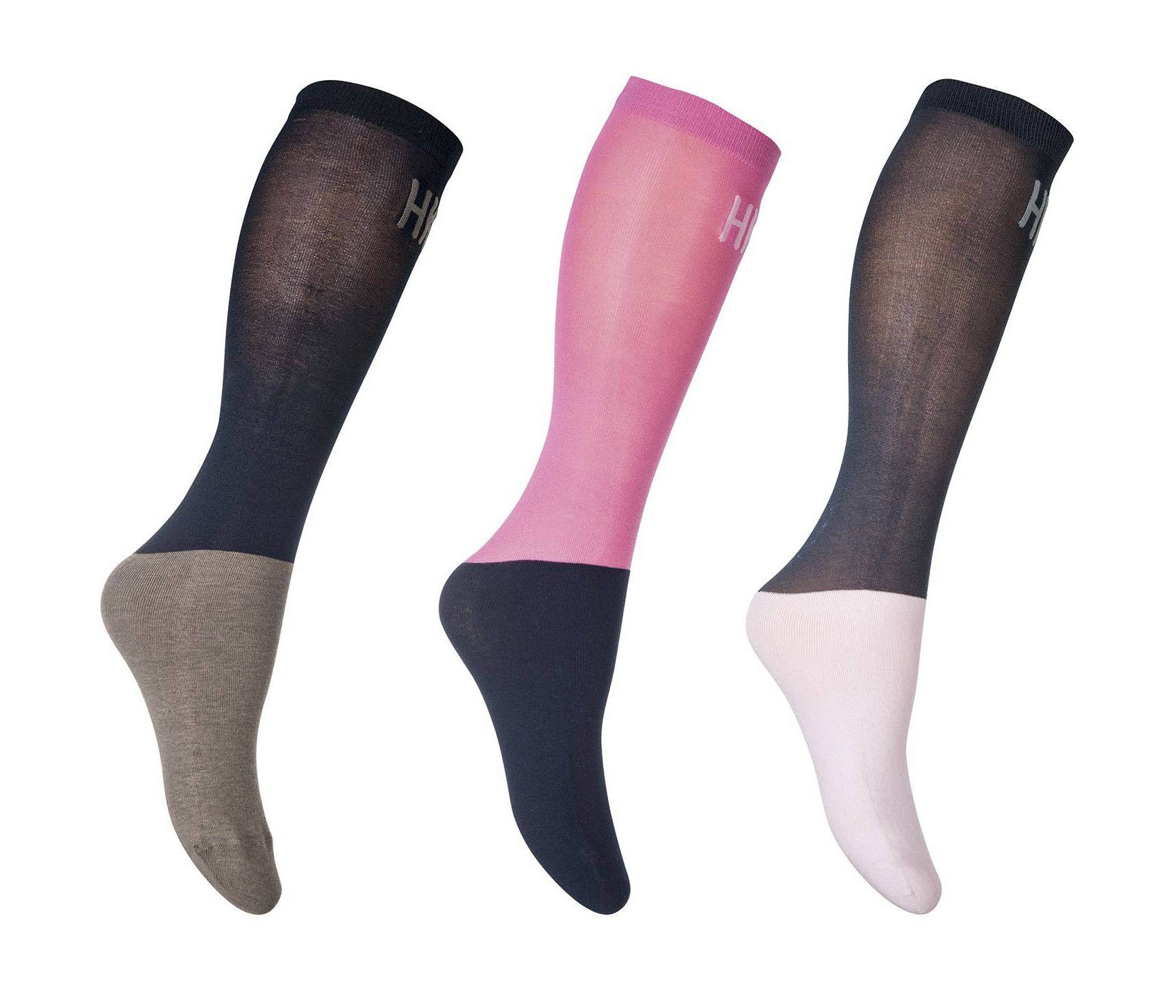 Reitsocken "Microcotton Colour", 3er-Set