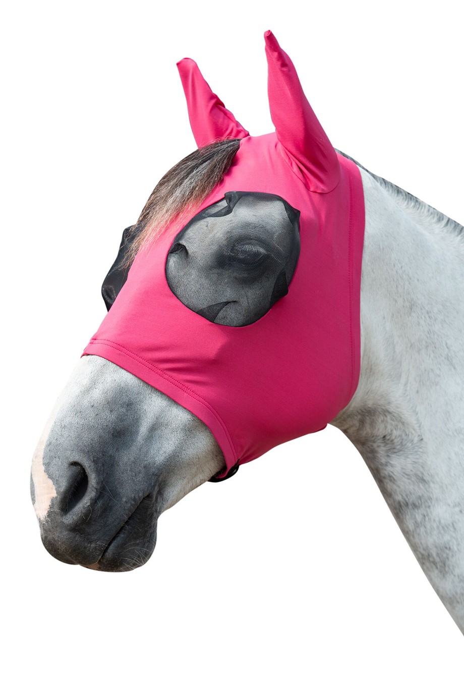 HKM Fliegenschutzmaske "Elastic",magenta, XL,Sale
