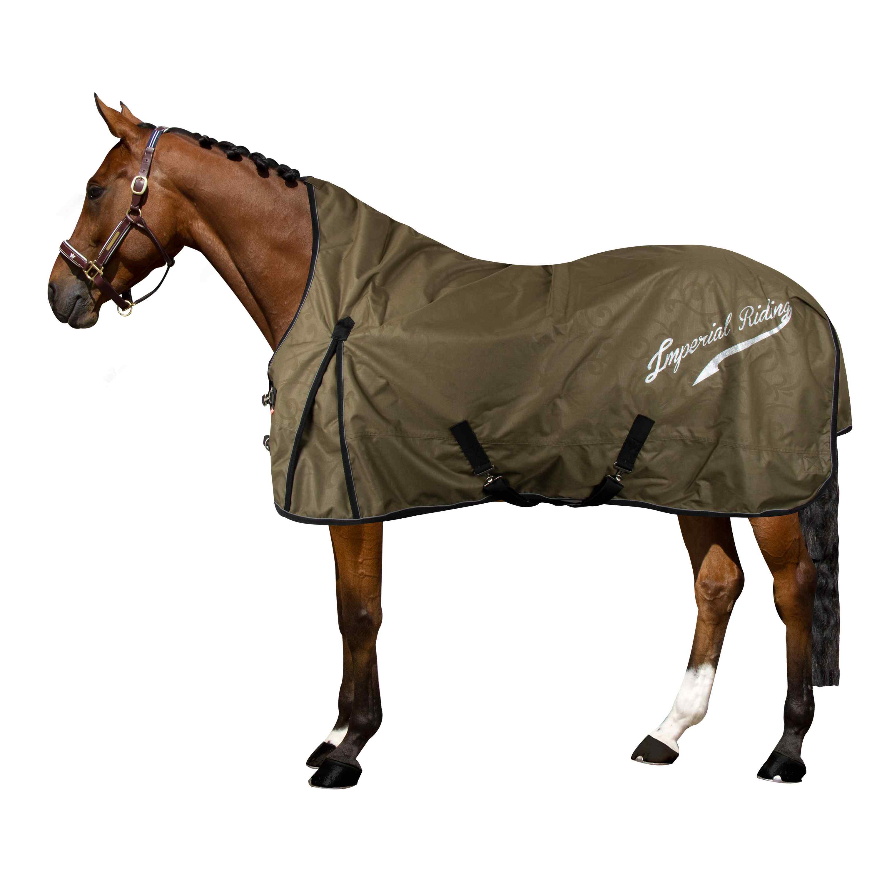 Imperial Riding Outdoordecke IRHSuper-dry 0gr 600D olivgrün