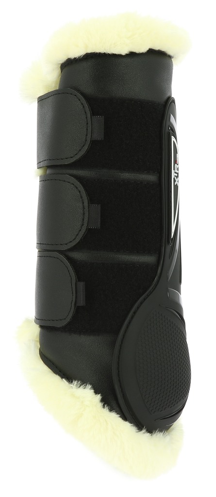 NORTON "XTR" geschlossene Gamaschen, schwarz, mit synthetischem Lammfell