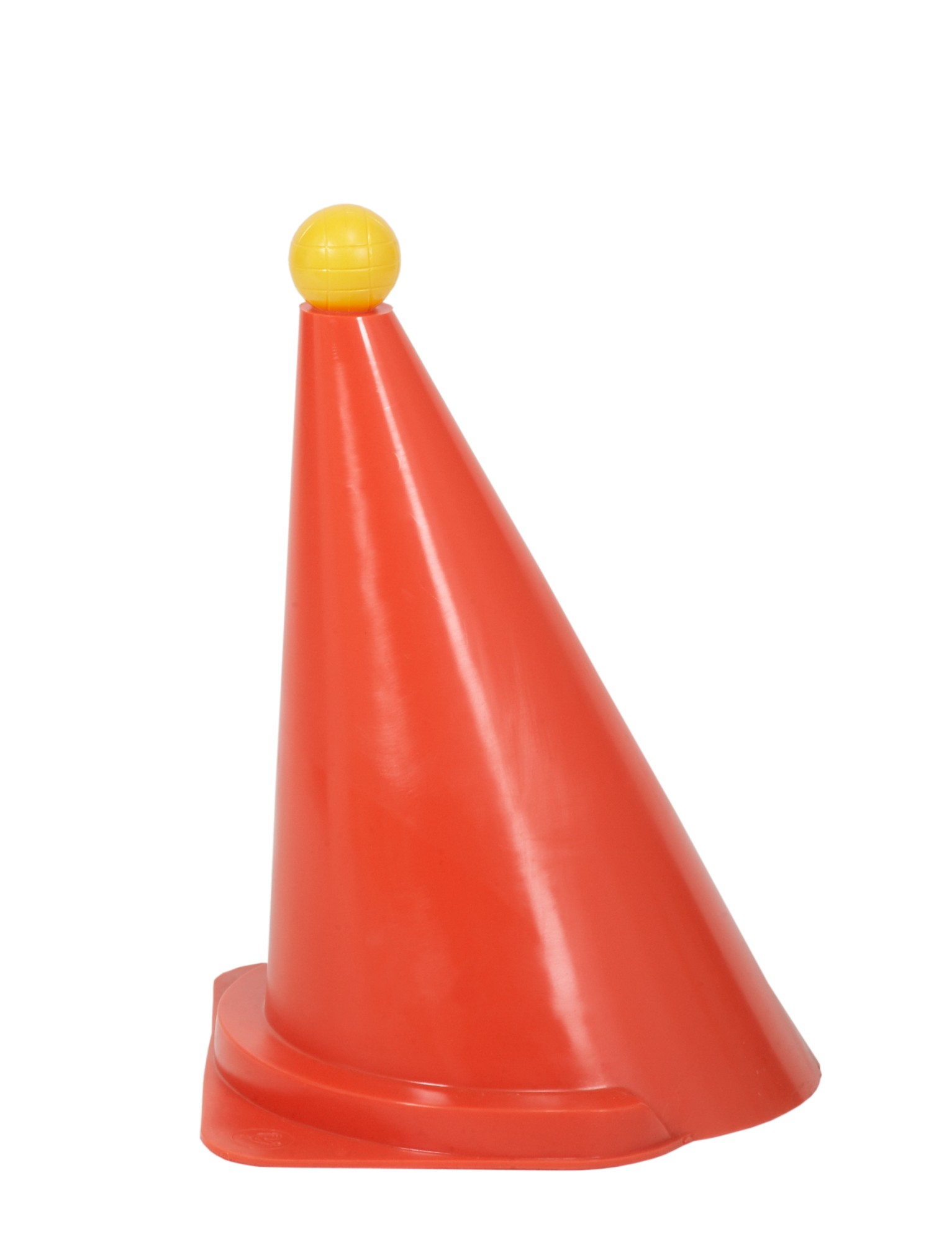 Fahrkegel, Typ Hahn, Aufstellfläche 400 x 425 mm, Gewicht 2,5 kg, Höhe 500 mm (ohne Ball)
