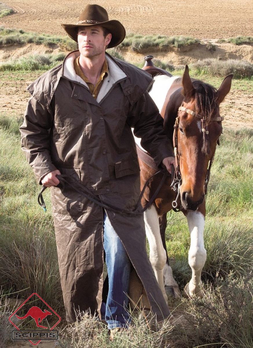 Scippis Mantel "Mountain Riding Coat", braun