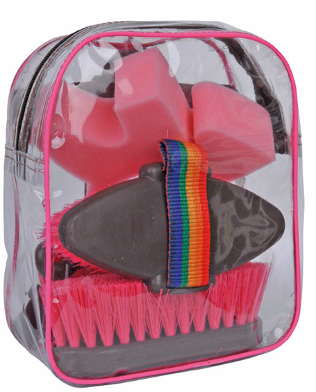 Putzrucksack, 5 teiliges Putzset