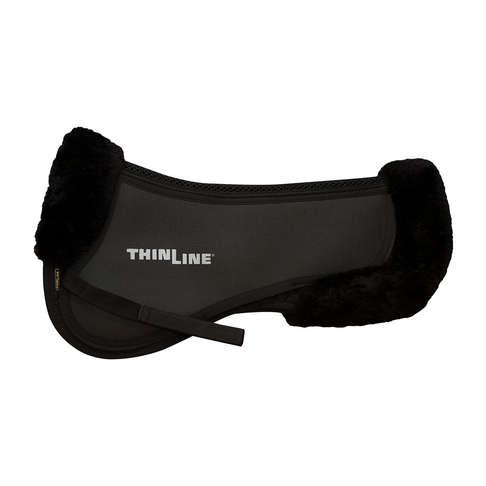 ThinLine Trifecta Half Pad mit Lammfell, mit Ultra ThinLine, Sattelpad
