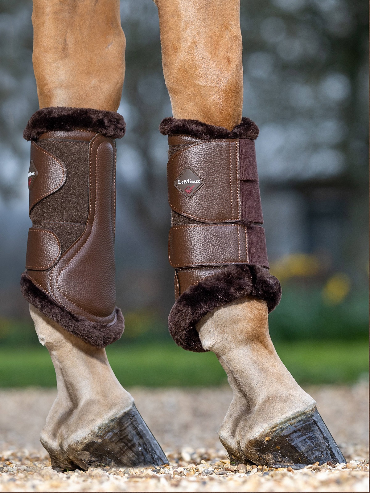 LeMieux Fleece Lined Brushing Boots, Gamaschen