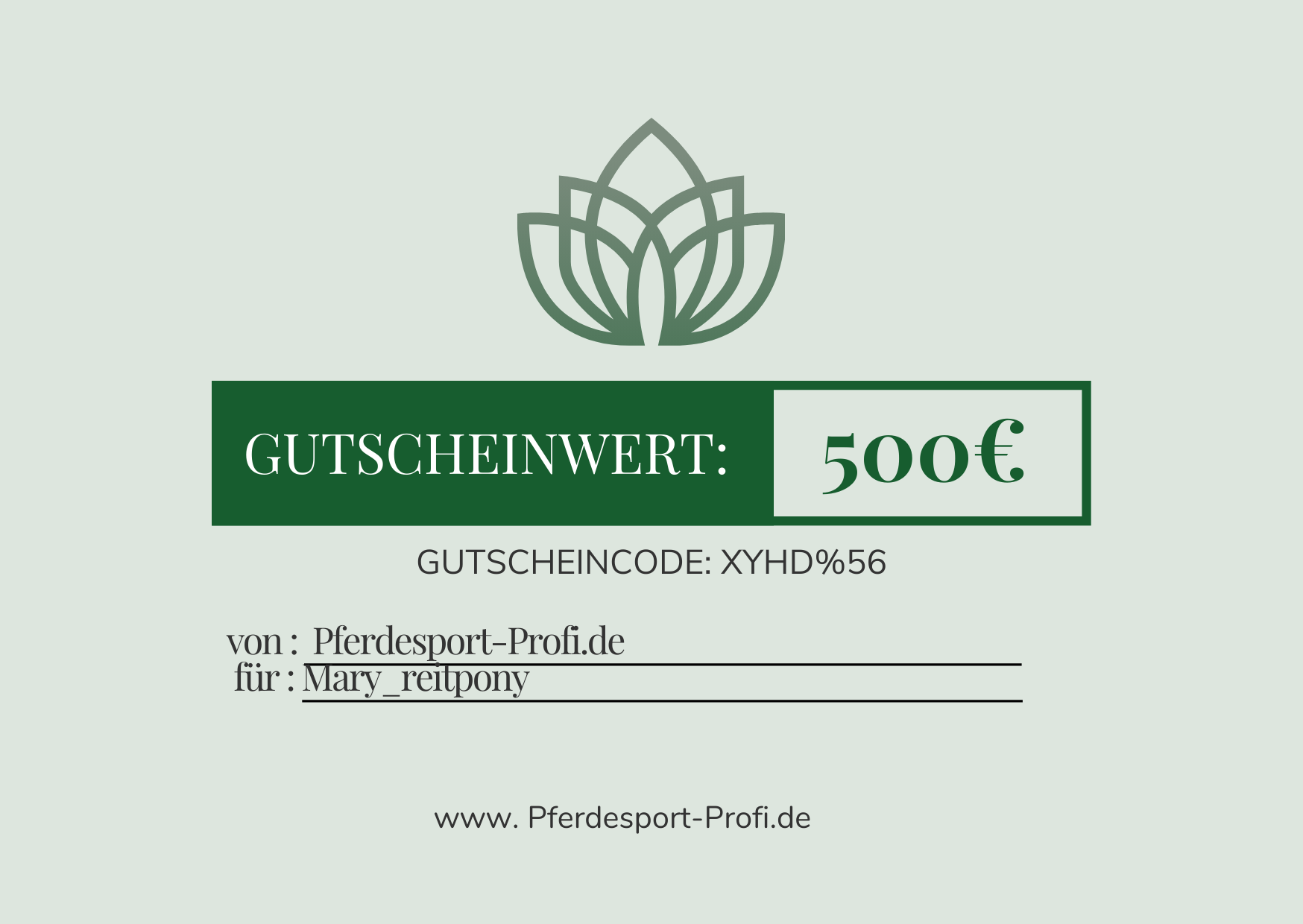 50 € - Geschenkgutschein
