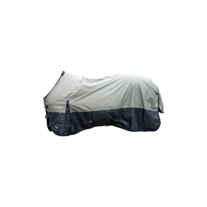 HKM Weidedecke "Chester" 600D, mit Fleecefutter,olivgrün/schwarz,145cm,Sale
