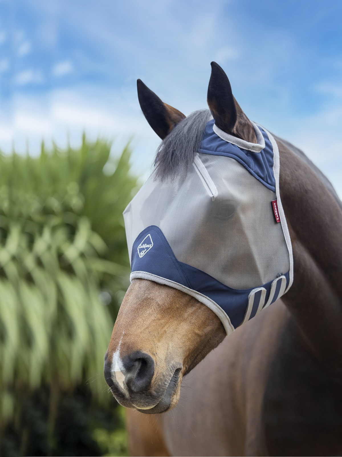 LeMieux Armour Shield Pro Standard Fliegenmaske, navy