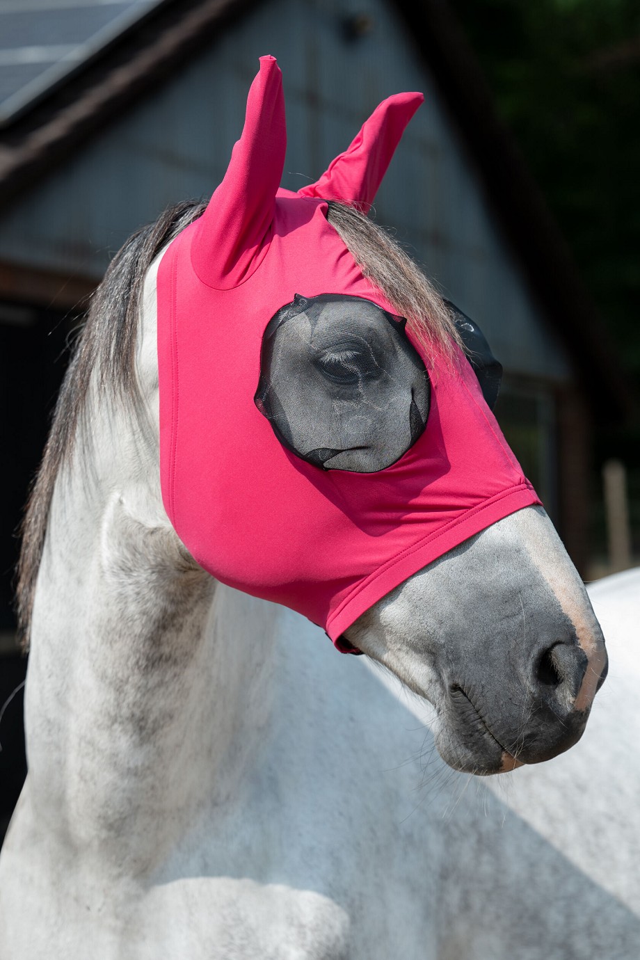 HKM Fliegenmaske Elastic magenta