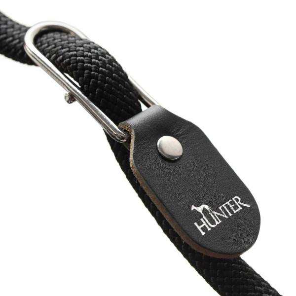 Hunter Fahrrad- und Joggingleine, schwarz, 10/170