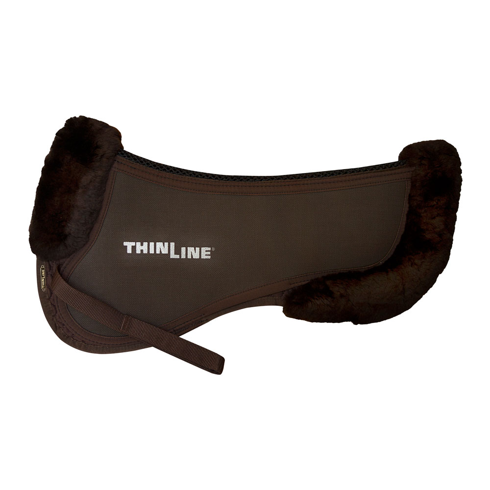 ThinLine Trifecta Half Pad mit Lammfell, mit Ultra ThinLine, Sattelpad