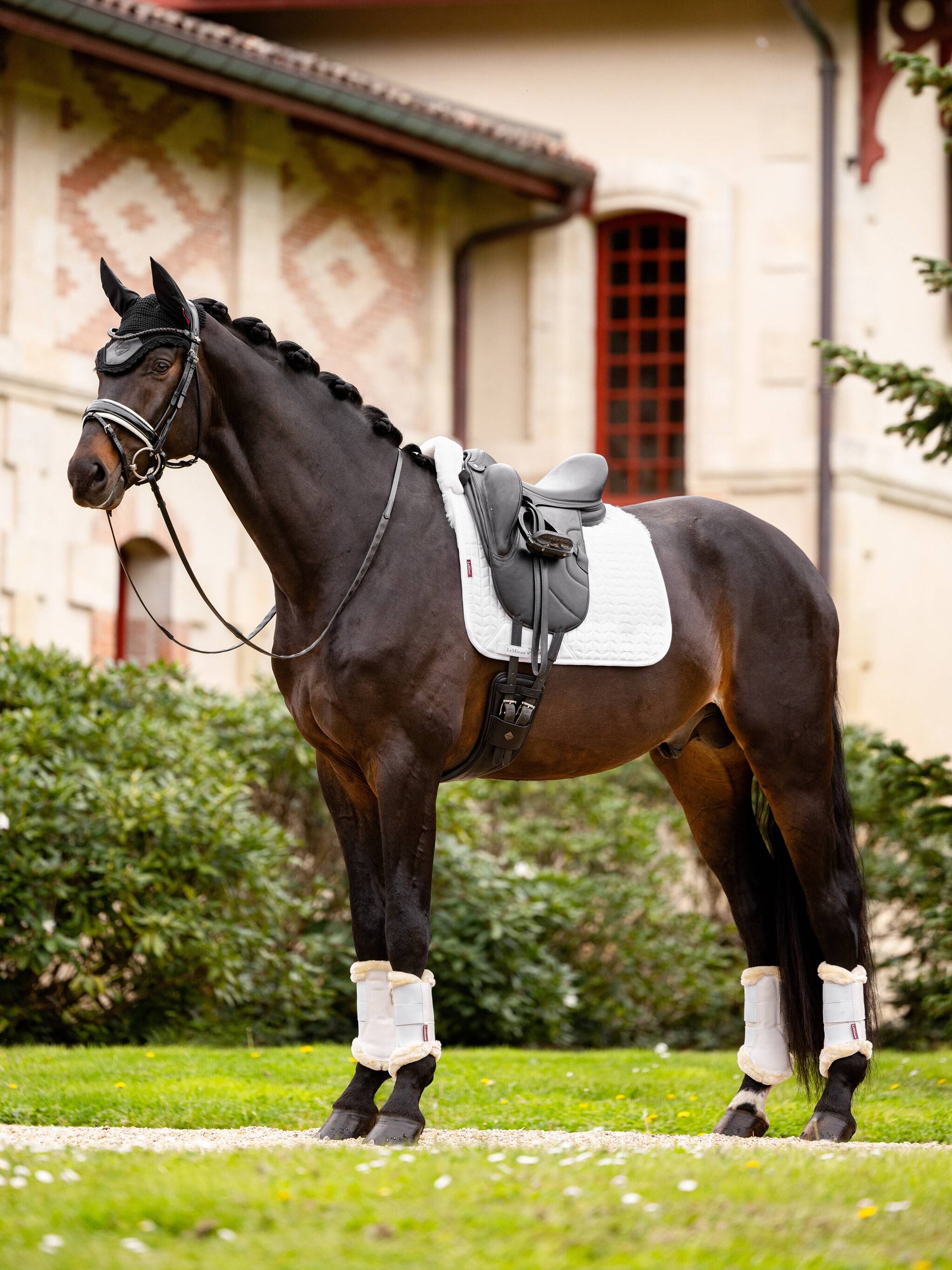 LeMieux Merino+ Dressurschabracke, halb gefüttert