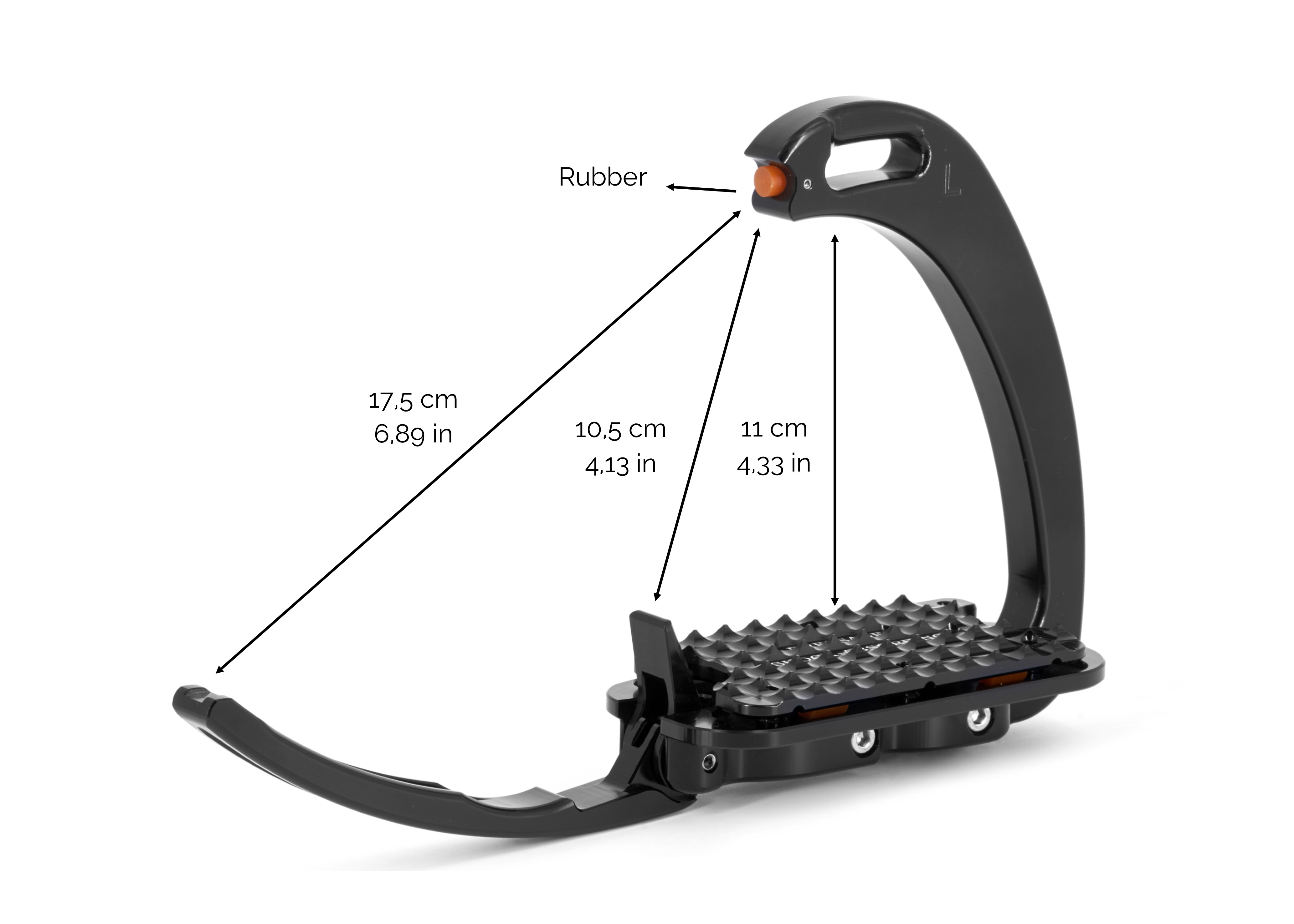 Tech Stirrups Steigbügel Venice Pony Dressage Plus, Sicherheitssteigbügel