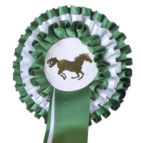 Turnierschleife "Dreifachrosette"
