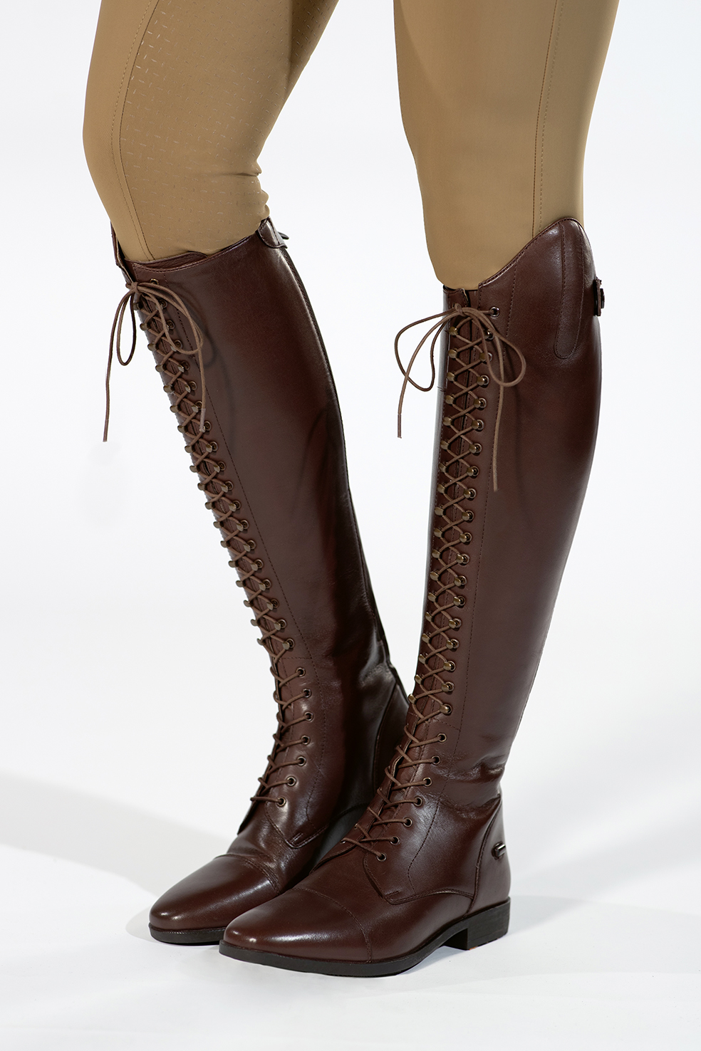 Reitstiefel "Elegant Lace", braun