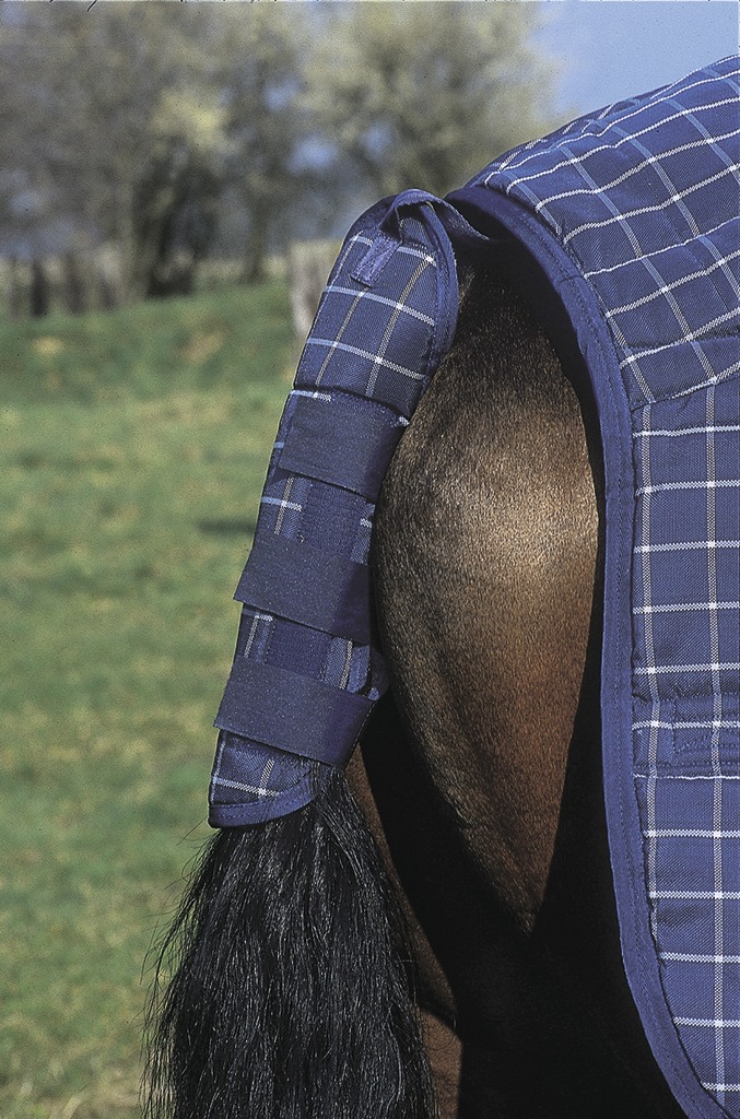 EQUITHÈME "Colorado" Schweifschoner, blau/hellblau, Warmblut
