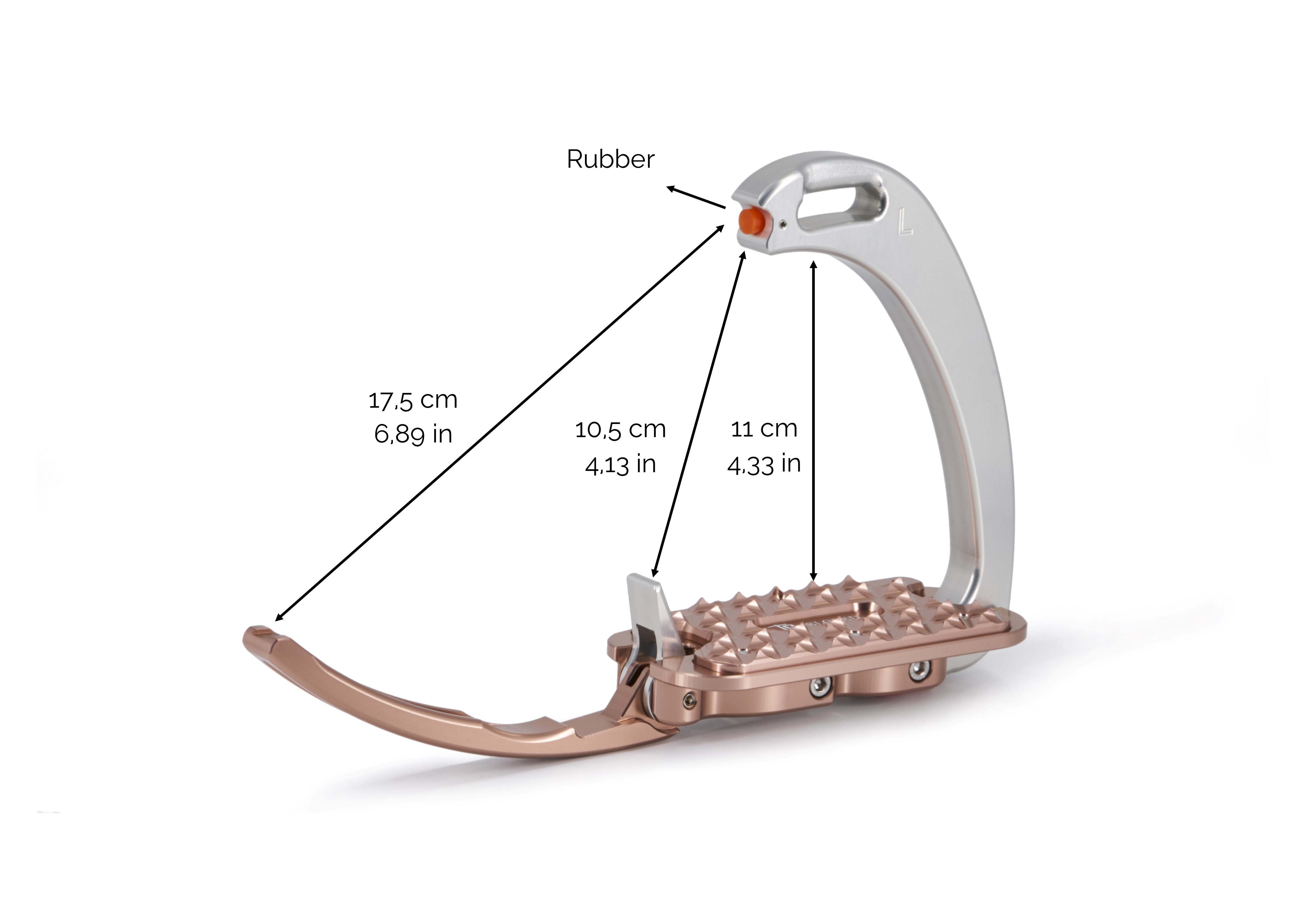Tech Stirrups Steigbügel Venice Pony Sloped, Sicherheitssteigbügel
