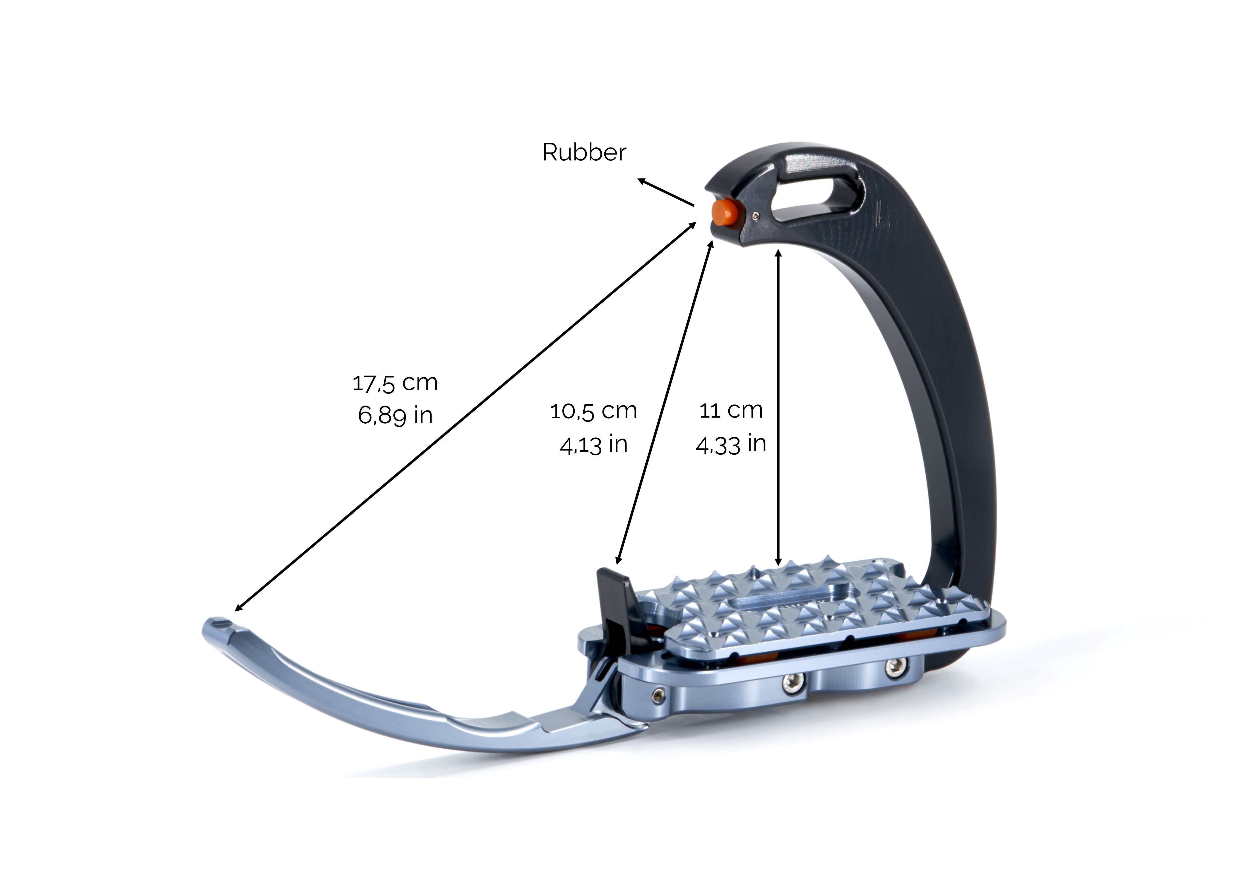 Tech Stirrups Steigbügel Venice Pony Plus, Sicherheitssteigbügel