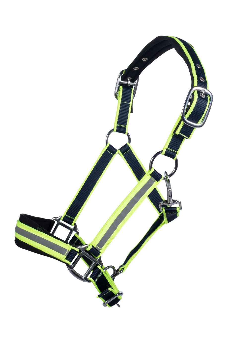 Halfter "Reflective" neon gelb,Warmblut,Sale