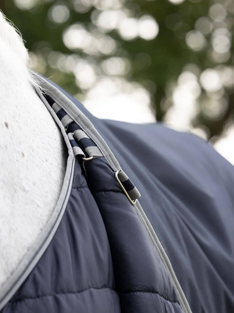 LeMieux Arika Featherweight Rug, Weidedecke, Pferdedecke, 0g Füllung, navy