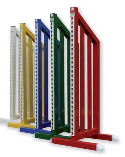 10x Trainings-Fangständer, Aluminium, Farben frei wählbar