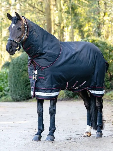 LeMieux Arika Storm-Tek Decke 100 g, Schwarz