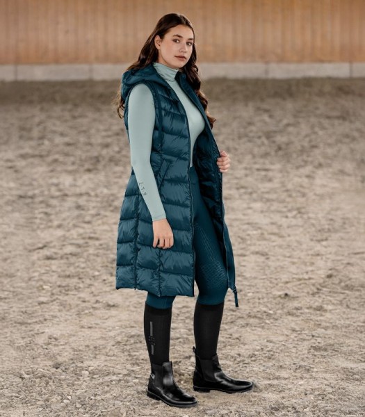 E.L.T Lightweight Longweste Ostende,Gr.M,petrolblau,Sale