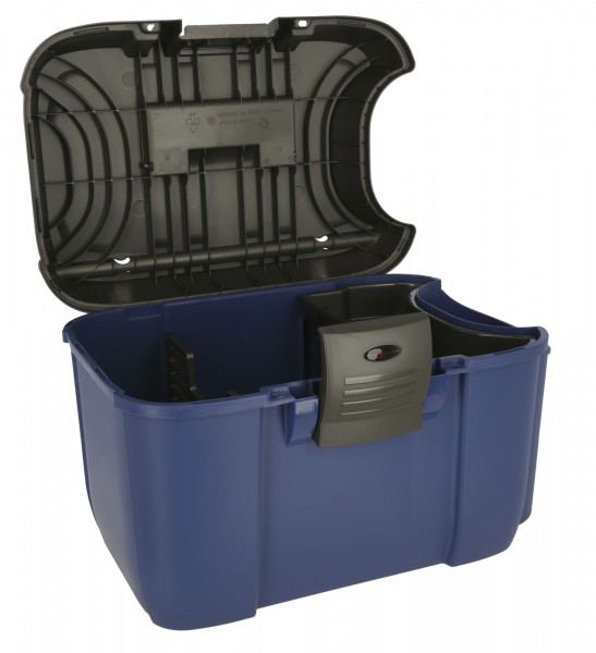 Kerbl Putzbox "Jumbo", blau/schwarz, 52,5 x 34 x 30 cm, Kunststoff