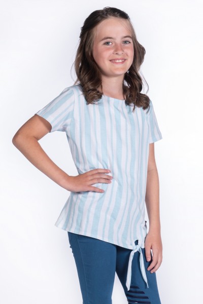 T-Shirt "Bibi & Tina Stripes", blau/weiß
