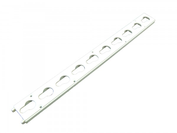 Schlüssellochschiene aus Kunststoff, Lochdurchmesser 24 mm, L 50 cm